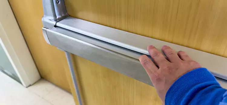 Installing a Push Bar on a Door Kirksville